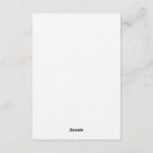 Sturdy Dot Welcome Kaart (Achterkant)