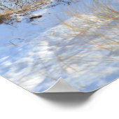 Sturdy Lighthouder op een Rocky Coast in Winter Poster (Hoek)