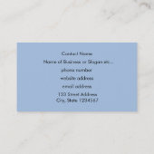 Sturdy Lighthouder op een Rocky Coast in Winter Visitekaartje (Achterkant)