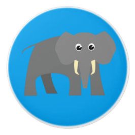 Sturdy-olifant Keramische Knop