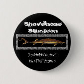 Sturgeon Button - Shovelnose Sturgeon (Voorkant)