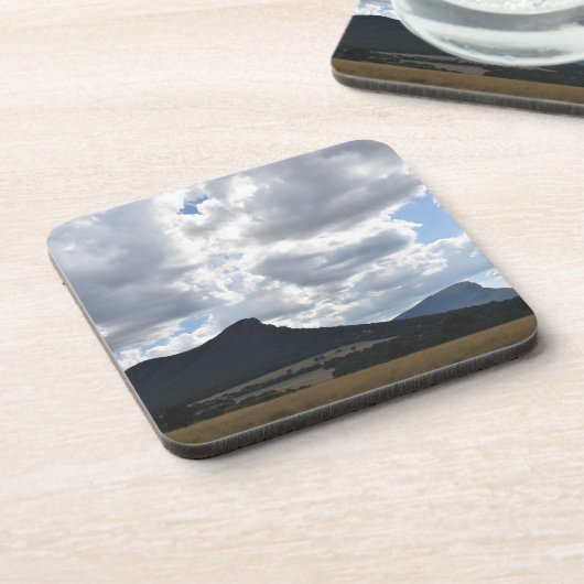 Sturgeon en Abrupt onder dramatische wolken Bier Onderzetter (Linkerzijde)