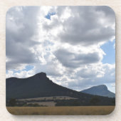 Sturgeon en Abrupt onder dramatische wolken Bier Onderzetter (Voorkant)