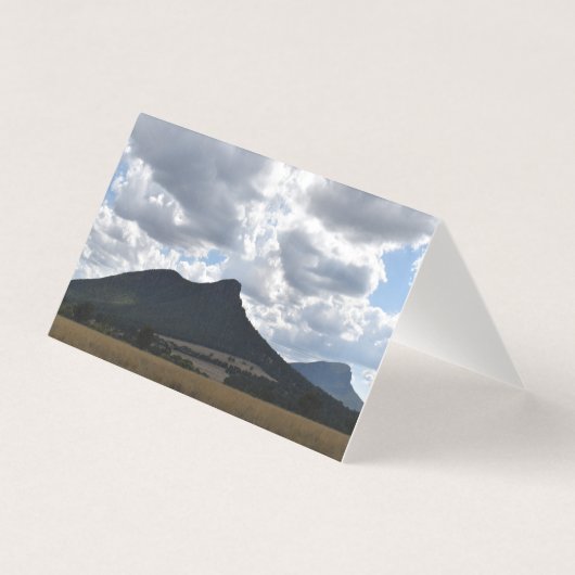 Sturgeon en Abrupt onder dramatische wolken Kaart (Voorkant)