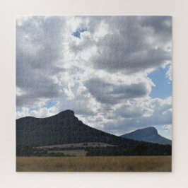 Sturgeon en Abrupt onder dramatische wolken Legpuzzel