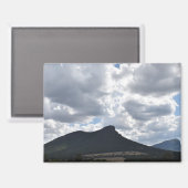 Sturgeon en Abrupt onder dramatische wolken Magneet (Voorkant / Achterkant)