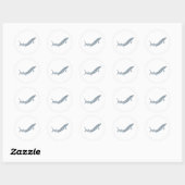 Sturgeon Fish Ronde Sticker (Vel)
