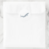 Sturgeon Fish Ronde Sticker (Tas)