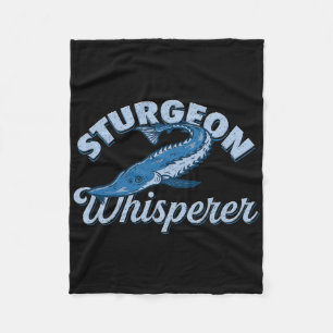 Sturgeon Fluisteraar Meren Leven - Grappig Vis Ges Fleece Deken
