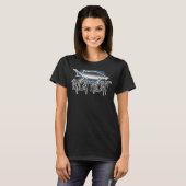 Sturgeon Me Not Fish Angler T-shirt (Voorkant volledig)