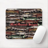 Sturgeon of North America Muismat (Met muis)