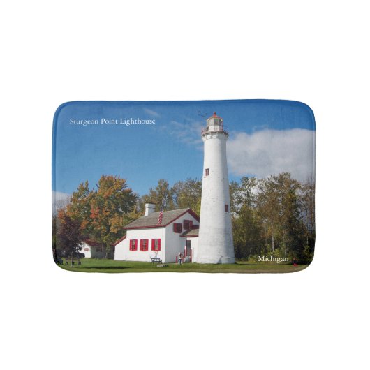 Sturgeon Point Lighthouse bathmat Badmat (Voorkant)