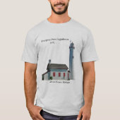 Sturgeon Point Lighthouse cutout shirt light (Voorkant)