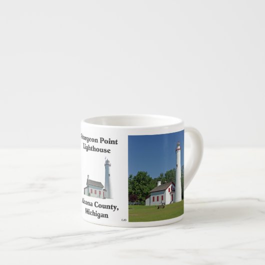 Sturgeon Point Lighthouse espressokop Espresso Kop (Voorkant rechts)