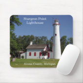 Sturgeon Point Lighthouse mousepad Muismat (Met muis)