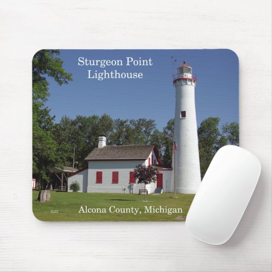 Sturgeon Point Lighthouse mousepad Muismat (Met muis)