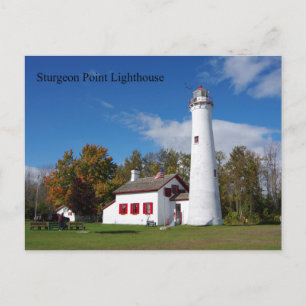 Sturgeon Point Lighthouse-postkaart Briefkaart