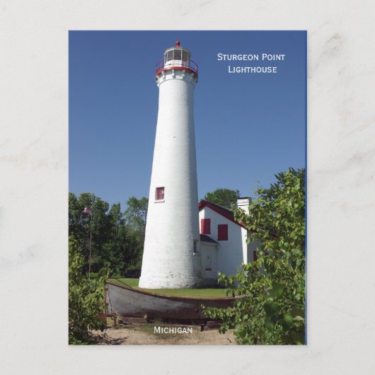 Sturgeon Point Lighthouse postkaart groot (Voorkant)