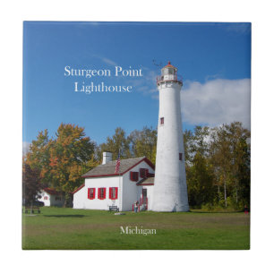 Sturgeon Point Lighthouse tile Tegeltje