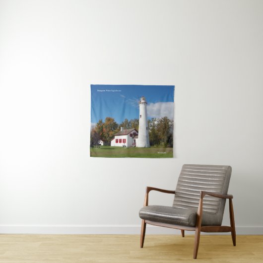 Sturgeon Point Lighthouse Wandkleed (In Situ (horizontaal))