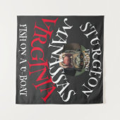 STURGEON VISSEN BULL RUN RIVER OP EEN U-BOOT WANDKLEED (Voorkant (horizontaal))