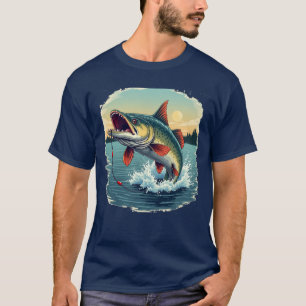 Sturgeon Vist Jump Graphic T-Shirt