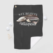 Sturgeon Whisperer Fish Towel Golfhanddoek (Insitu)