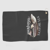 Sturgeon Whisperer Fish Towel Golfhanddoek (Horizontaal)