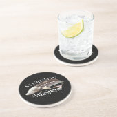 Sturgeon Whisperer Zandsteen Onderzetter (Zijkant)