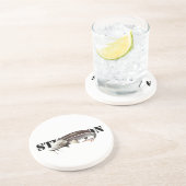 Sturgeon Zandsteen Onderzetter (Zijkant)