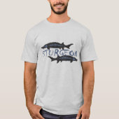 Sturgeon Zoek de vis III T-shirt (Voorkant)