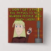 Sturgeon's Law - Evil PhD Square Button (Voorkant)