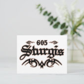 Sturgis 605 briefkaart (Staand voorkant)
