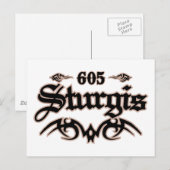 Sturgis 605 briefkaart (Voorkant / Achterkant)