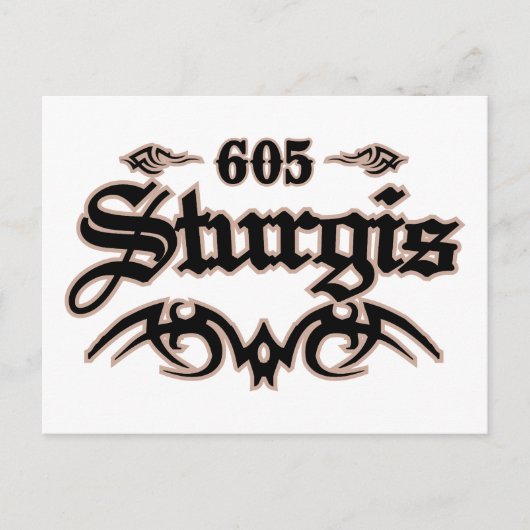 Sturgis 605 briefkaart (Voorkant)