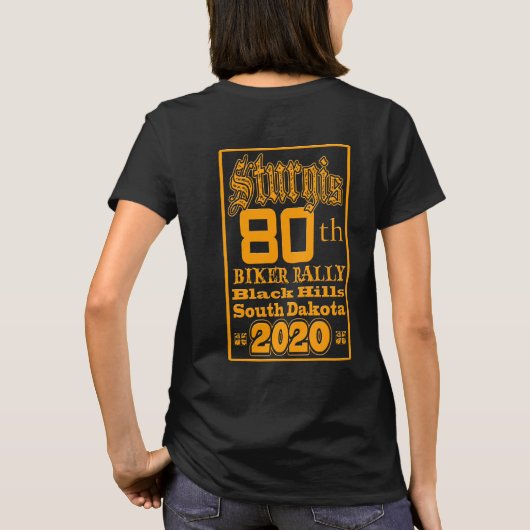 STURGIS 80th BIKER RALLY 2020 SHIRTEN T-shirt (Achterkant)