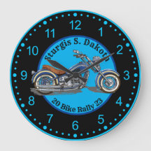 Sturgis BIke Rally 2023 Blauwe Motorfiets