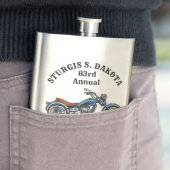 Sturgis Bike Rally 2023 Motorfiets Flacon (Voorbeeld)