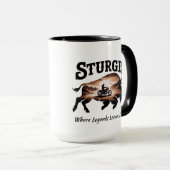 Sturgis Black Hills SD Bison Legends Mok (Voorkant rechts)