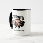 Sturgis Black Hills SD Bison Legends Mok (Voorkant links)