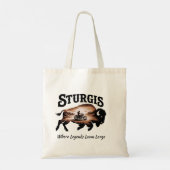 Sturgis Black Hills SD Bison Legends Tote Bag (Achterkant)