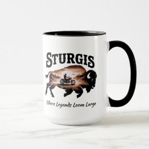 Sturgis Black Hills SD Bizon Legenden Mok