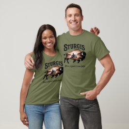 Sturgis Black Hills SD Bizon T-shirt