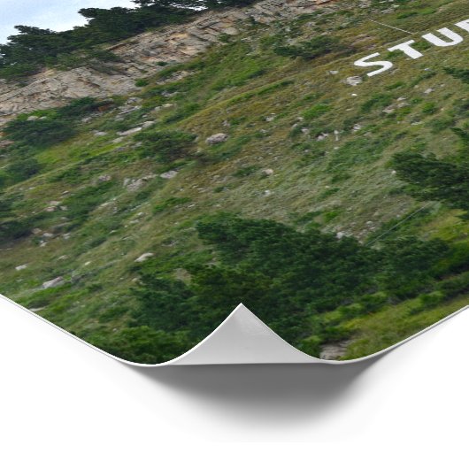 Sturgis Hillside Side, South Dakota Poster (Hoek)