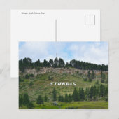 Sturgis Hillside Sign, South Dakota Briefkaart (Voorkant / Achterkant)