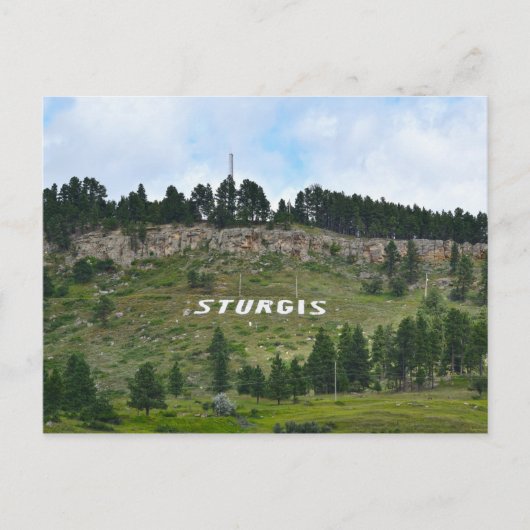 Sturgis Hillside Sign, South Dakota Briefkaart (Voorkant)