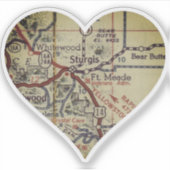 Sturgis  Map Sticker (Voorkant)