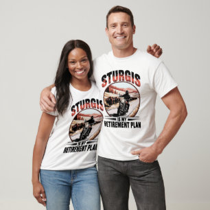 Sturgis Motorfiets Biker Pensioenplan T-shirt