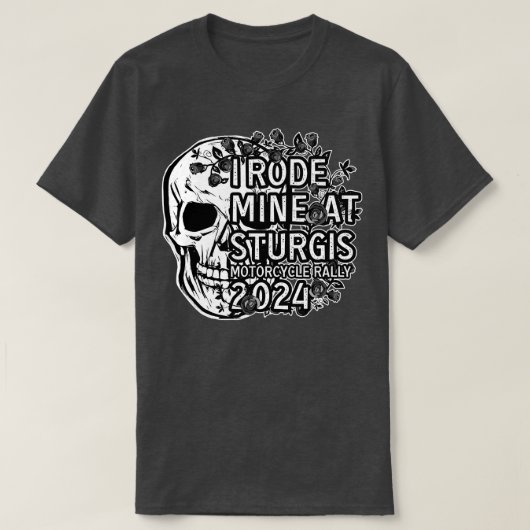 Sturgis Motorfiets rally 2024 8 T-shirt (Design voorkant)