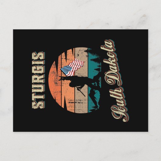 Sturgis South Dakota Briefkaart (Voorkant)